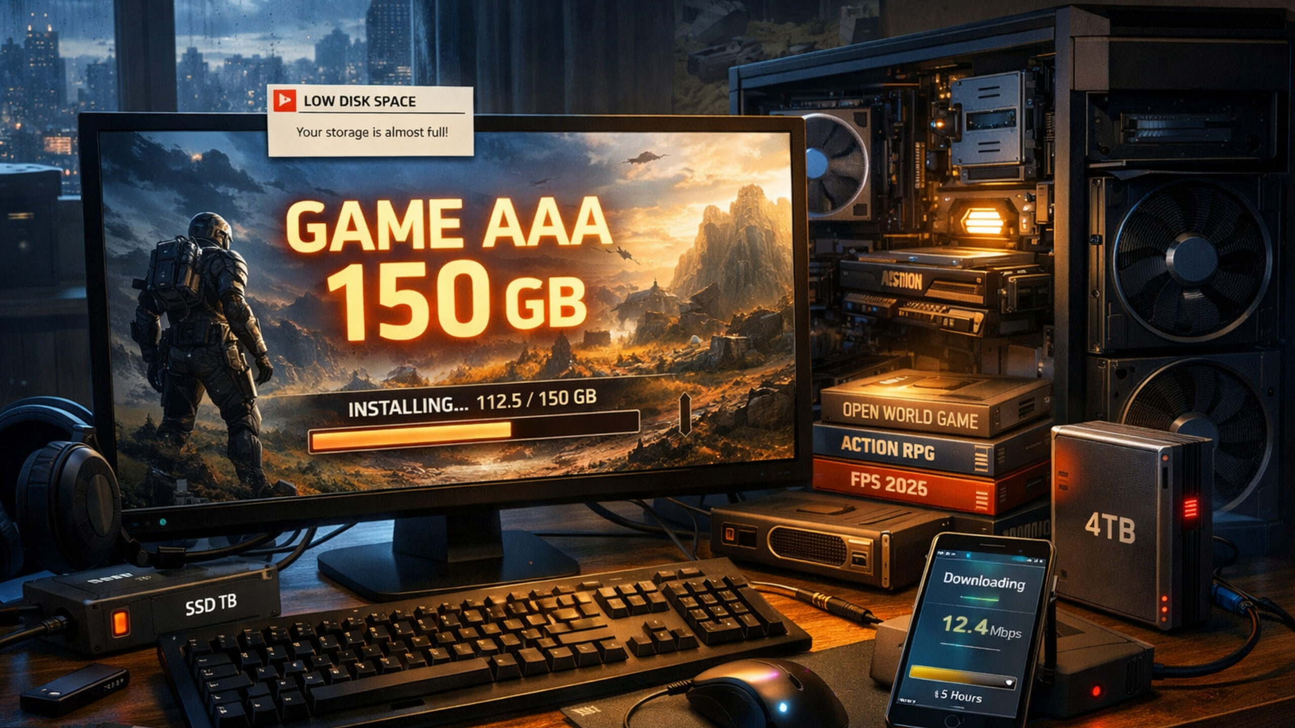 Game AAA Tembus 150GB
